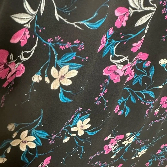 Nanette Lepore long sleeve, high low floral dress - Picture 8 of 10